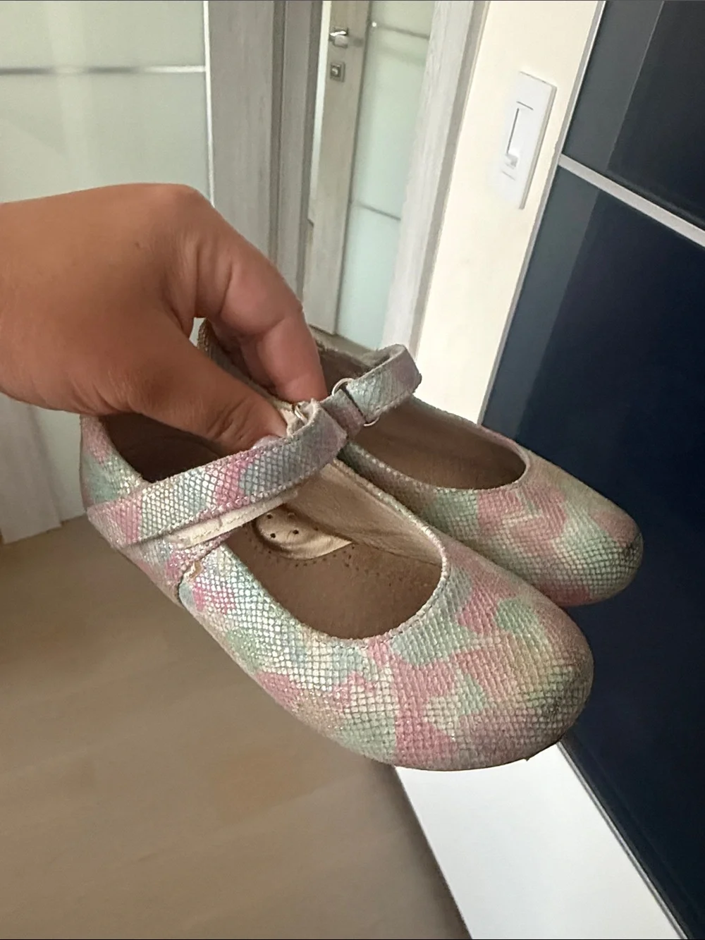 Kids Mary Jane Shoes - Pastel Multicolor